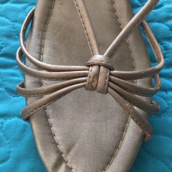 Fiona cork wedge gold sandals Size 6 - Picture 4 of 4